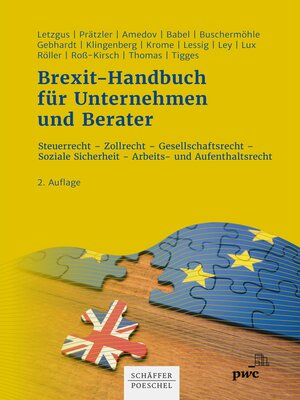 cover image of Brexit-Handbuch für Unternehmen und Berater